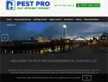 Tablet Screenshot of pestpro.co.uk